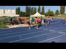Meeting d'athlétisme de Troyes : l'arrivée du 800 mètres avec Renaud Rosière