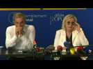 Régionales: sur un marché du Var, Marine Le Pen vole la vedette à Thierry Mariani