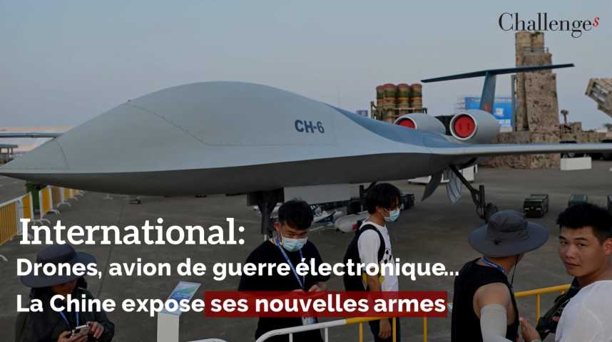 Drones Avion De Guerre Lectronique La Chine Expose Ses Nouvelles