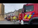 Incendie place du Dr Gairal à Carignan