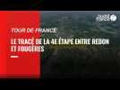 Tour de France : l'étape Redon - Fougères vue du ciel