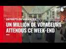 VIDÉO. Départs en vacances : un million de voyageurs attendus ce week-end par la SNCF