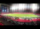 EURO 2021 - La fête chez les supporters anglais après la victoire contre le Danemark au stade de Wembley à Londres le 7 juillet 2021