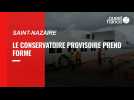 Vidéo. Le chantier du conservatoire provisoire de Saint-Nazaire