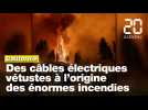 Etats-Unis: Des câbles électriques vétustes à l'origine des incendies qui dévastent la Californie?