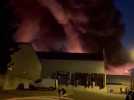 Incendie dans le centre de Gilly (VIDEO 1)