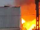 Incendie dans le centre de Gilly (VIDEO 3)