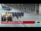 14 juillet en France : les militaires défilent sur l'avenue des Champs-Élysées