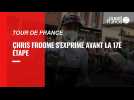 Tour de France : Christopher Froome s'exprime avant la 17e etape