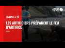 VIDEO. Les artificiers en pleine préparation du feu d'artifice à Saint-Lô