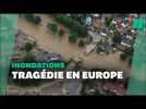 Les terribles images des inondations en Allemagne et en Belgique vues du ciel