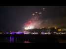 Fête nationale: feu d'artifice à Boulogne