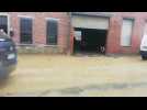 Le point bas de Givry est sous eau, les autorités locales craignent de nouvelles inondations