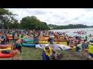 800 personnes descendent l'Odet en kayak ou canoë
