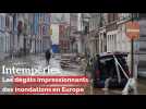 Intempéries: Les dégâts impressionnants des inondations en Europe