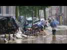 Après les inondations Liège découvre l'ampleur des dégâts