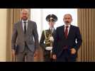 Charles Michel rencontre le Premier ministre arménien par intérim, Nikol Pachinian