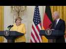 Angela Merkel à la Maison Blanche : des adieux amicaux et quelques désaccords