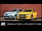 Peugeot e-208 vs Renault Zoé : le duel des électriques françaises