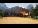 Beaufort-Blavincourt : un hangar agricole ravagé par un incendie
