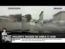 Violents orages de grêle à Lyon