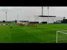 Entraînement des Diables rouges le 24 juin