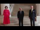 Le secrétaire général de l'ONU Antonio Guterres a rencontré le roi Philippe et la reine Mathilde