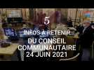 REIMS. Cinq infos à retenir du conseil communautaire du Grand Reims de juin 2021