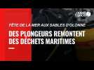 VIDÉO. Fête de la mer aux Sables-d'Olonne : des plongeurs remontent des déchets maritimes