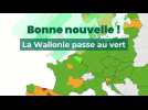 Bonne nouvelle : la Wallonie va passer au vert sur la carte de l'ECDC