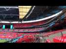 EURO 2021 - Stade de Wembley à Londres avant Italie - Espagne le 6 juillet 2021