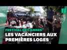 Au Festival de Cannes, les vacanciers investissent le gang des escabeaux