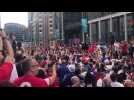 EURO 2021 - Ambiance fans anglais au stade de Wembley à Londres avant Angleterre - Danemark