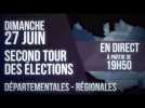 SECOND TOUR : Elections Départementales et Régionales sur TV Vendée