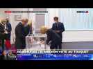 Régionales : Emmanuel et Brigitte Macron votent au Touquet