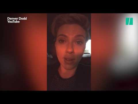 VIDEO : Scarlett Johansson a trs envie de rencontrer son sosie (de 72 ans)