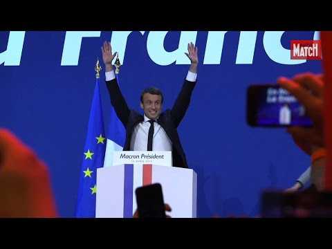 VIDEO : Prsidentielle. La joie de Macron et de ses militants au soir du premier tour