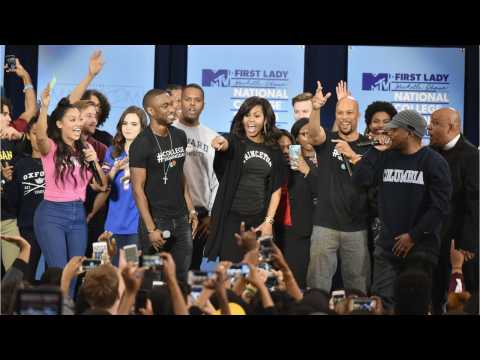 VIDEO : Michelle Obama Hosts Star Studded College Signing Day Event