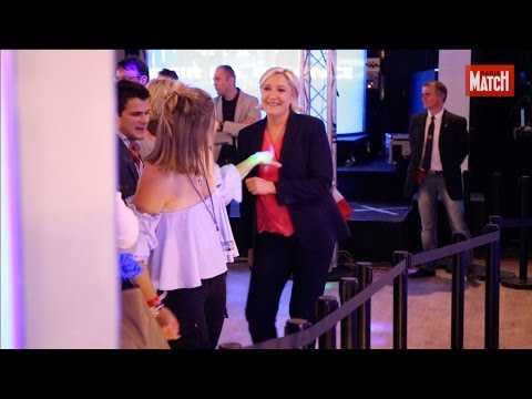 VIDEO : La dfaite n?empche pas Marine Le Pen de danser