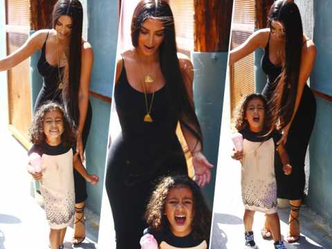 VIDEO : Kim Kardashian : sa fille North s'en prend à des paparazzis !