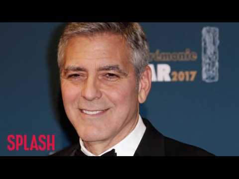 VIDEO : George Clooney's Twins Have His Nose and Dark Hair