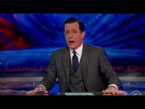 VIDEO : Stephen Colbert Celebrates America's Survival