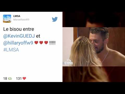 VIDEO : LMSA : Kvin et Hillary s'embrassent, les internautes ragissent