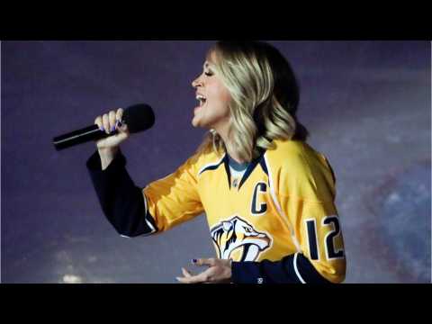 VIDEO : Carrie Underwood Gets Fired Up For Husband In Stanley Cup Finals