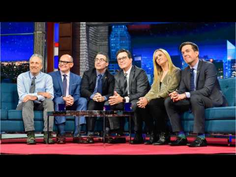 VIDEO : Stephen Colbert Hosts Daily Show Reunion On The Late Show