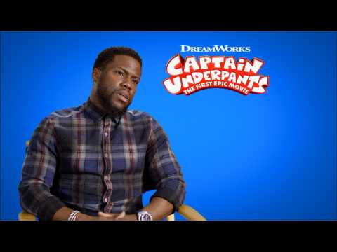 VIDEO : Kevin Hart Is Hilarious Chatting About  'Captain Underpants: The First Epic Movie'