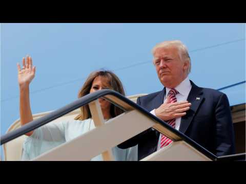 VIDEO : Did Melania Trump Refuse To Hold Her Husband's Hand?