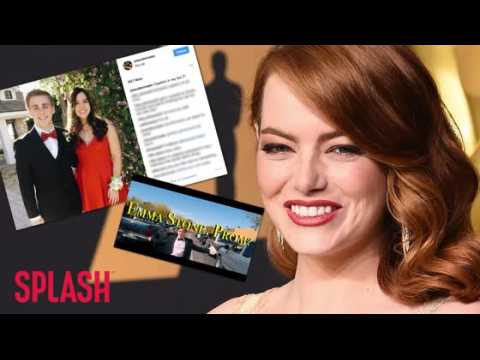 VIDEO : Emma Stone Delivers Corsage and Boutonniere to Rejected Promposal High Schooler