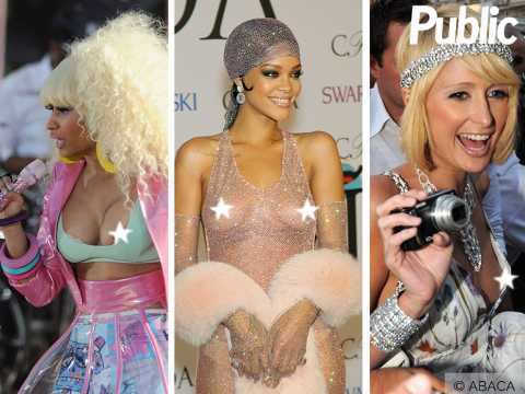 VIDEO : Vidéo : Nicki Minaj, Rihanna, Paris Hilton : ces stars qui en montrent parfois trop !