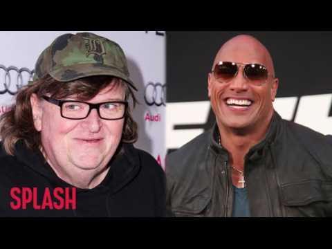 VIDEO : Michael Moore Wants The Rock to be President